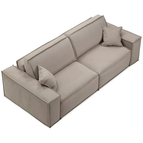 Диван прямой Комо Сталь Beige