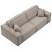 Диван прямой Комо Сталь Beige