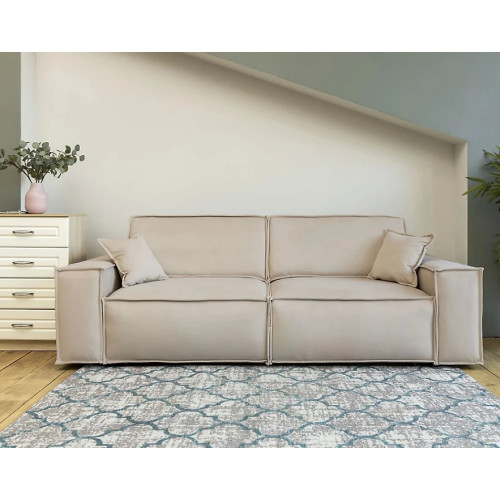 Диван прямой Комо Сталь Beige