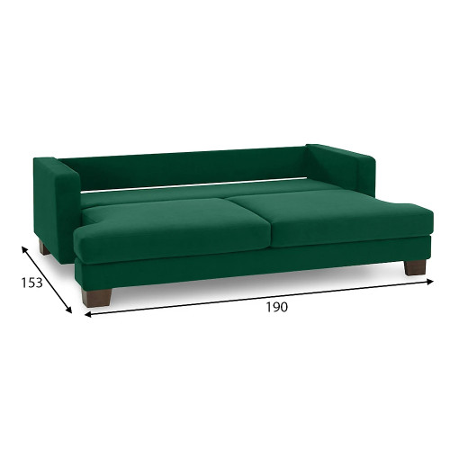Диван прямой Марсель Green