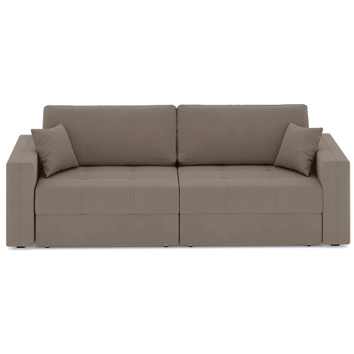 Диван прямой Брест Plush Light Brown