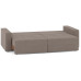 Диван прямой Брест Plush Light Brown
