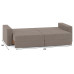 Диван прямой Брест Plush Light Brown