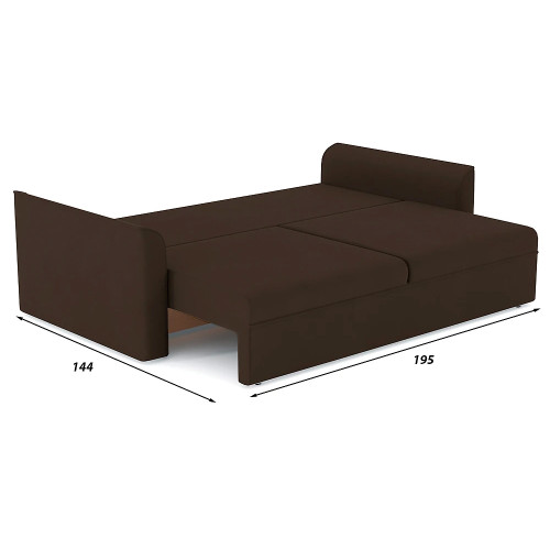 Диван прямой Эрдинг Plush Brown