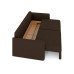Диван прямой Эрдинг Plush Brown