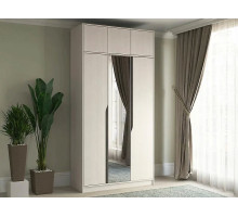 Шкаф Монс-3 М с антресолью и зеркалом Style-1