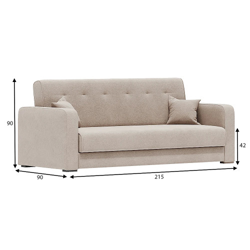 Диван прямой London Beige