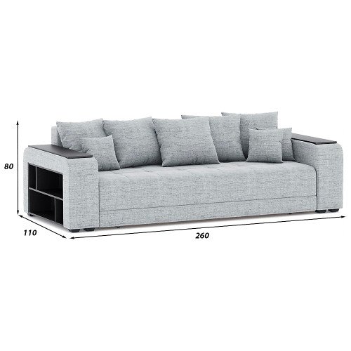 Диван прямой Дубай Сountry Light Grey