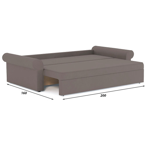 Диван прямой Гамбург Зара Light Brown