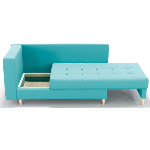Диван прямой Лея Plush Blue