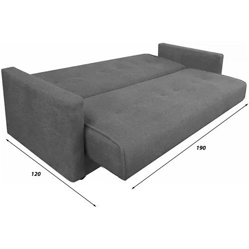 Диван прямой Милан Grey