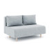 Диван прямой Милли Дрим Light Grey Мини без подлокотников