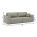 Диван прямой Рафаэль Plush Style 22