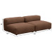 Модуль для дивана Фиджи Brown 210х116