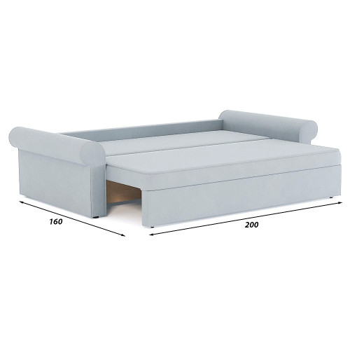 Диван прямой Гамбург Зара Light Grey