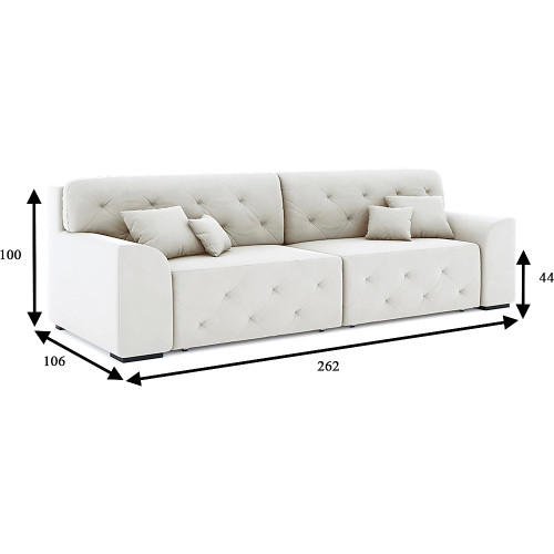 Диван прямой Вегас Plush Style-5