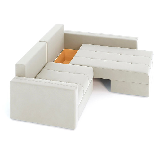 Диван угловой Брест-2 Plush Beige