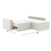 Диван угловой Брест-2 Plush Beige