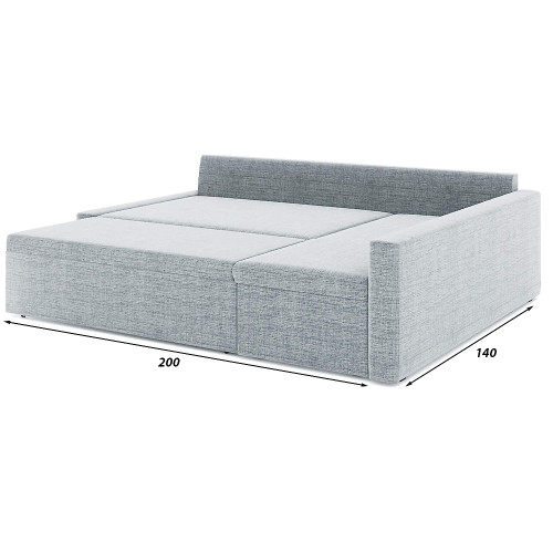 Диван угловой Фрихетен Дрим Light Grey