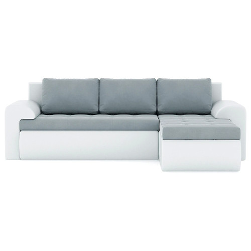 Диван угловой Кормак (Цезарь) Plush Light Grey