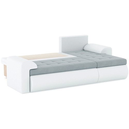 Диван угловой Кормак (Цезарь) Plush Light Grey