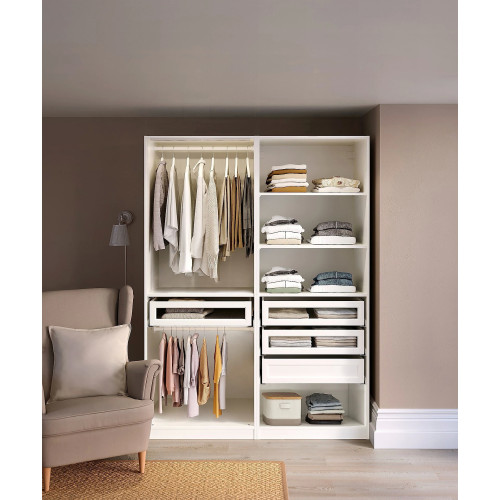 Гардеробная Пакс IKEA 4 ящика 201