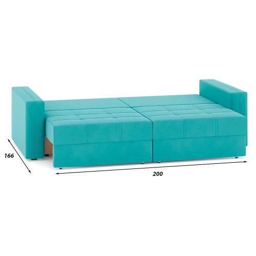 Диван прямой Брест Plush Blue