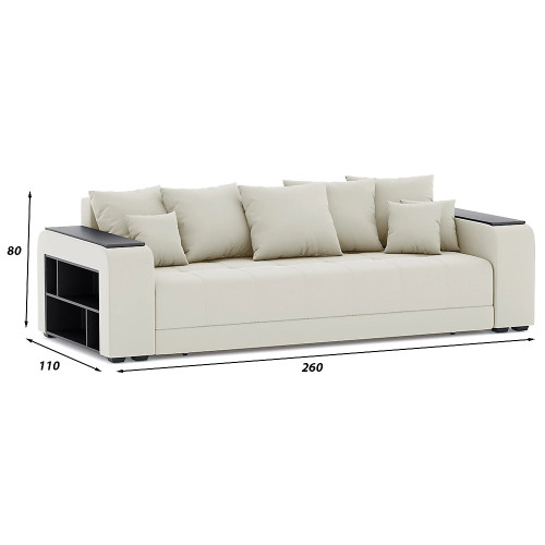 Диван прямой Дубай Plush Beige