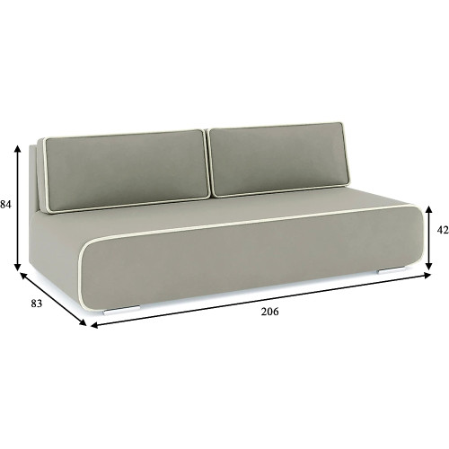 Диван прямой Лаки Plush Style-6