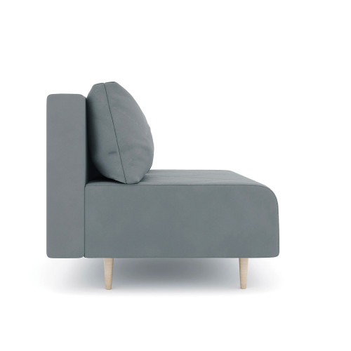 Диван прямой Милли Зара Grafit Мини без подлокотников
