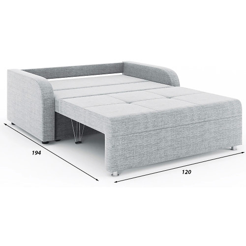 Диван прямой Мини Люкс Дрим Light Grey