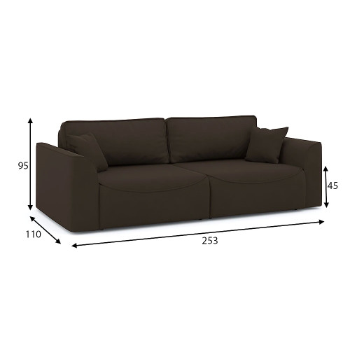Диван прямой Рафаэль Plush Style 14
