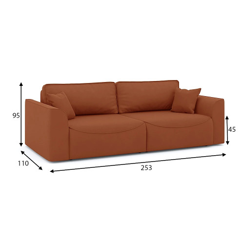 Диван прямой Рафаэль Plush Style 25