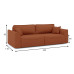 Диван прямой Рафаэль Plush Style 25