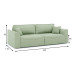 Диван прямой Рафаэль Plush Style 26