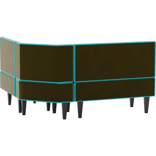 Кухонный уголок Лео Plush Blue