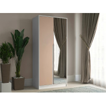 Шкаф Монс-2 МДФ с зеркалом Style-1