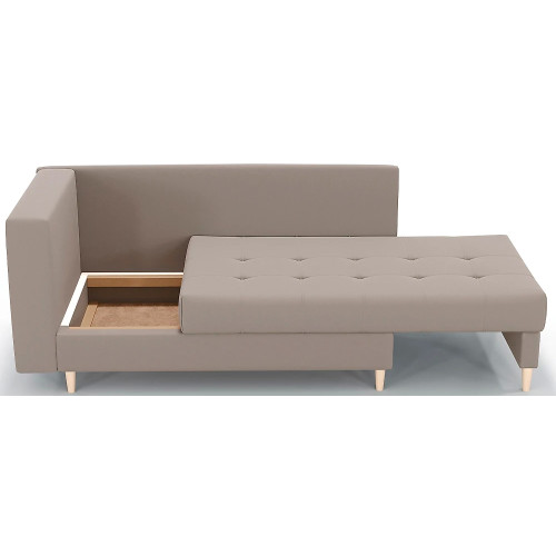 Диван прямой Лея Plush Light Brown