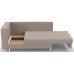 Диван прямой Лея Plush Light Brown
