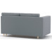 Диван прямой Лея Plush Light Grey