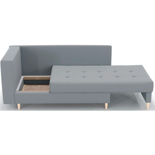 Диван прямой Лея Plush Light Grey