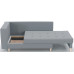 Диван прямой Лея Plush Light Grey