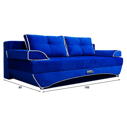 Диван прямой Валенсия Blue