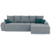 Диван угловой Nordviks (Модерн) Plush Light Grey - Изумруд