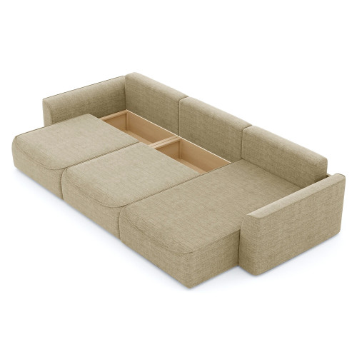 Диван угловой Рафаэль-3 Дрим Дарк Beige