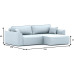 Диван угловой Рафаэль Plush Style-2