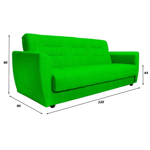 Диван прямой Лира Green