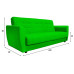 Диван прямой Лира Green