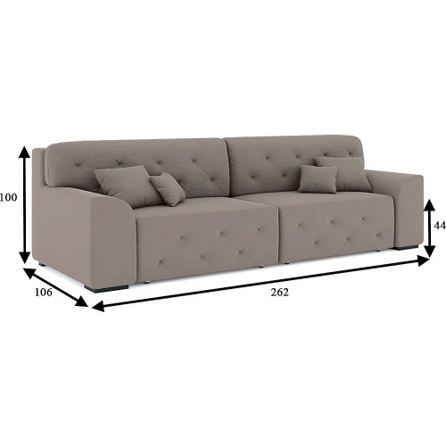 Диван прямой Вегас Plush Style-7