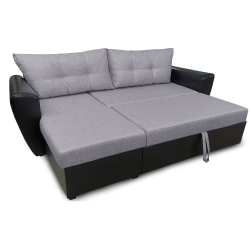 Диван угловой Амстердам Grey Black